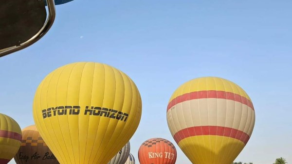 إلغاء رحلات البالون الطائر في الأقصر بسبب سوء الأحوال الجوية