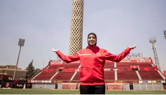 الأهلي يتعاقد مع فريال أشرف صاحبة ذهبية أولمبياد طوكيو