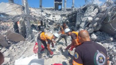 الدفاع المدني الفلسطيني ينفذ 38 مهمة بغزة في 24 ساعة