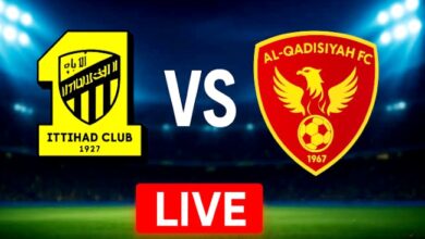 بث مباشر مشاهدة مباراة الاتحاد والقادسية في نهائي كأس الملك السعودي