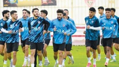 تدريبات بدنية خاصة للاعبي الزمالك عقب ودية أورانج