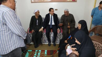 تعيين زوجة ضحية الأمطار بالوحدة المحلية بكمشيش