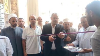 رئيس سمسطا يفتتح المسجد الكبير بكوم النور بتكلفة 7 ملايين جنيه