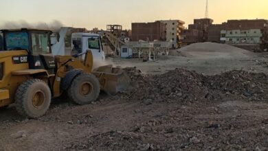 رفع 300 طن قمامة بأحياء مدينة أسوان وتكثيف جهود النظافة العامة