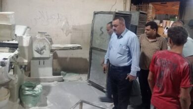 ضبط دقيق بلدي مدعم داخل مخابز سياحية خلال حملة تموينية ليلية بدمياط