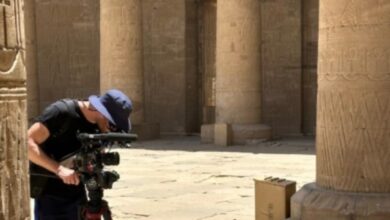 غلق وتشميع للمحال المخالفة.. وشركة فرنسية تصوّر فيلمًا وثائقيًا عن الحضارة المصرية