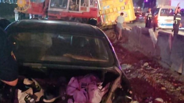لا يحمل ترخيص.. ضبط سائق سيارة ملاكي في حادث الطريق الدائري بالمعادي