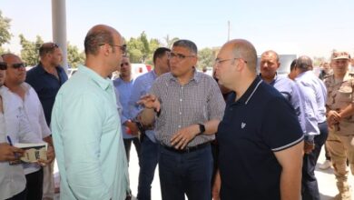 محافظ الجيزة يكلف بسرعة التشغيل التجريبي لموقف السرفيس الحضاري بالصف