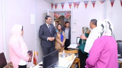 محافظ دمياط يتابع منظومة العمل لتلقي طلبات المواطنين