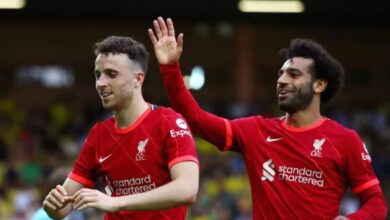 محمد صلاح يصنع آخر أهداف «ديوجو جوتا» قبل رحيله .. فيديو