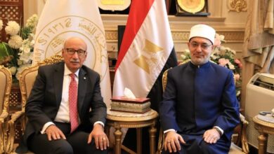 مفتي الجمهورية يهنئ رئيس محكمة النقض بتوليه المنصب رسميًّا