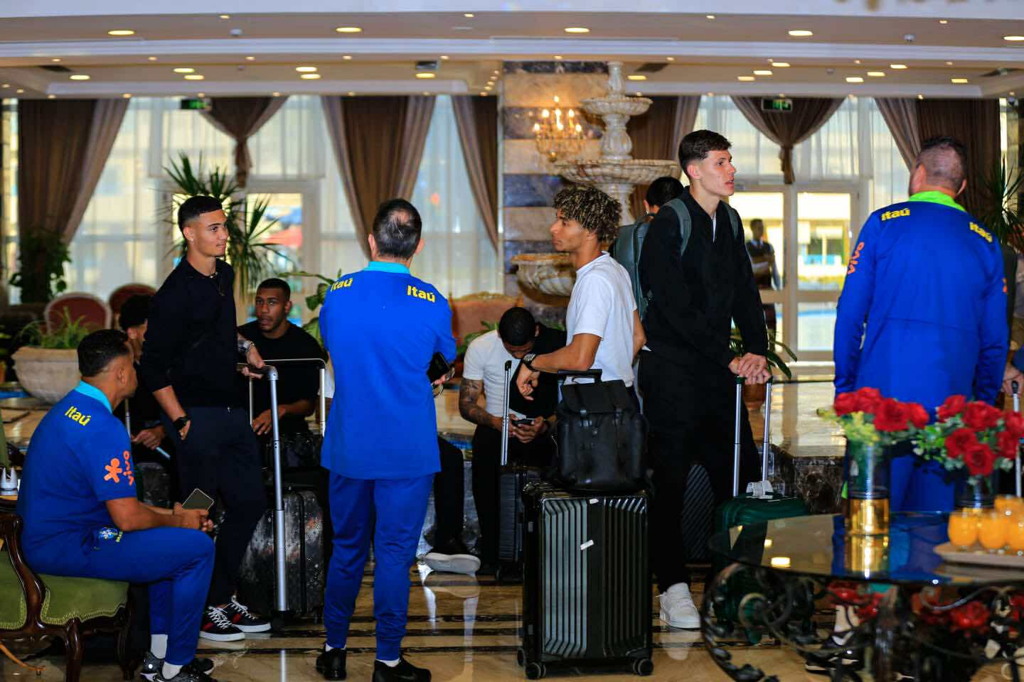 منتخب البرازيل يخوض مرانة غدا للمشاركة في بطولة خوفو الدولية
