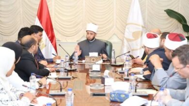 وزير الأوقاف يبحث مع وفد "اتحاد بشبابها" إطلاق مبادرة "صحح مفاهيمك"
